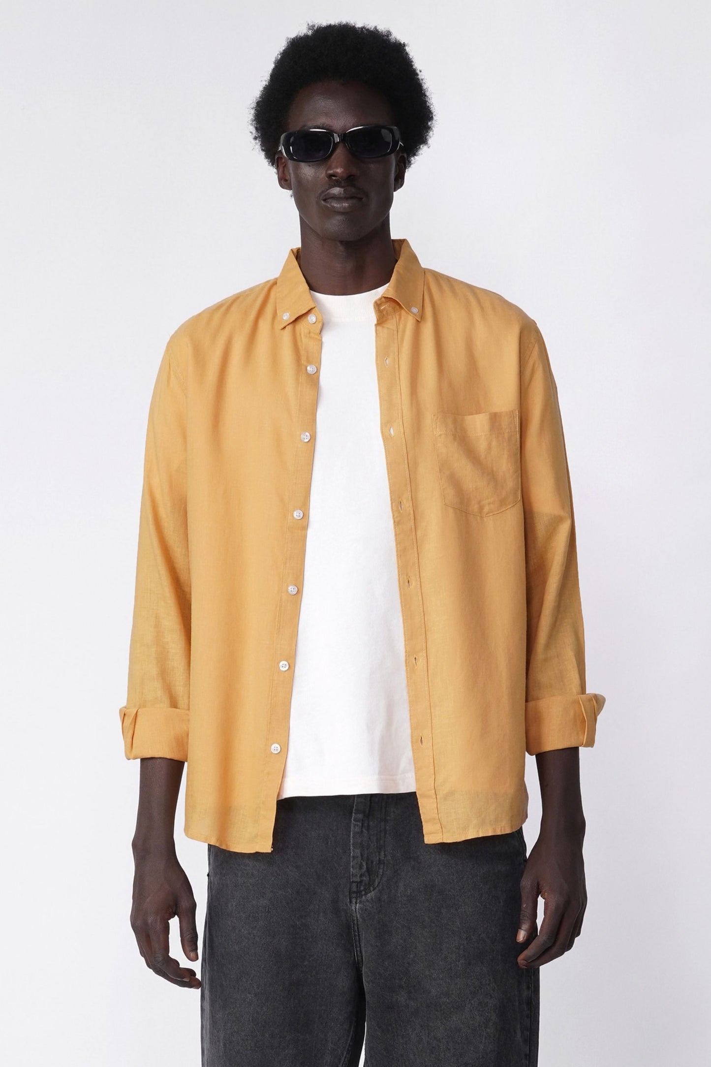 COTTON LINEN SHIRT