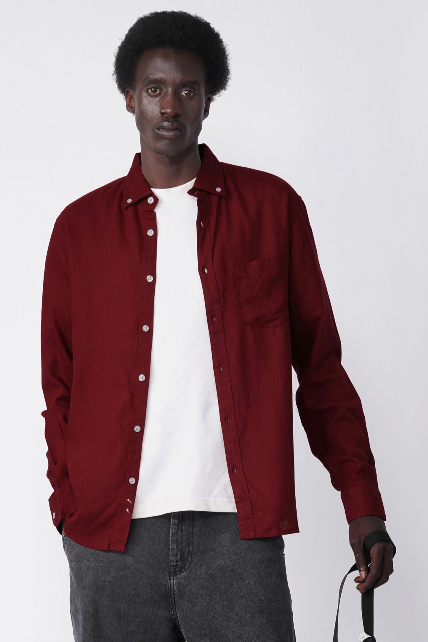 COTTON LINEN SHIRT
