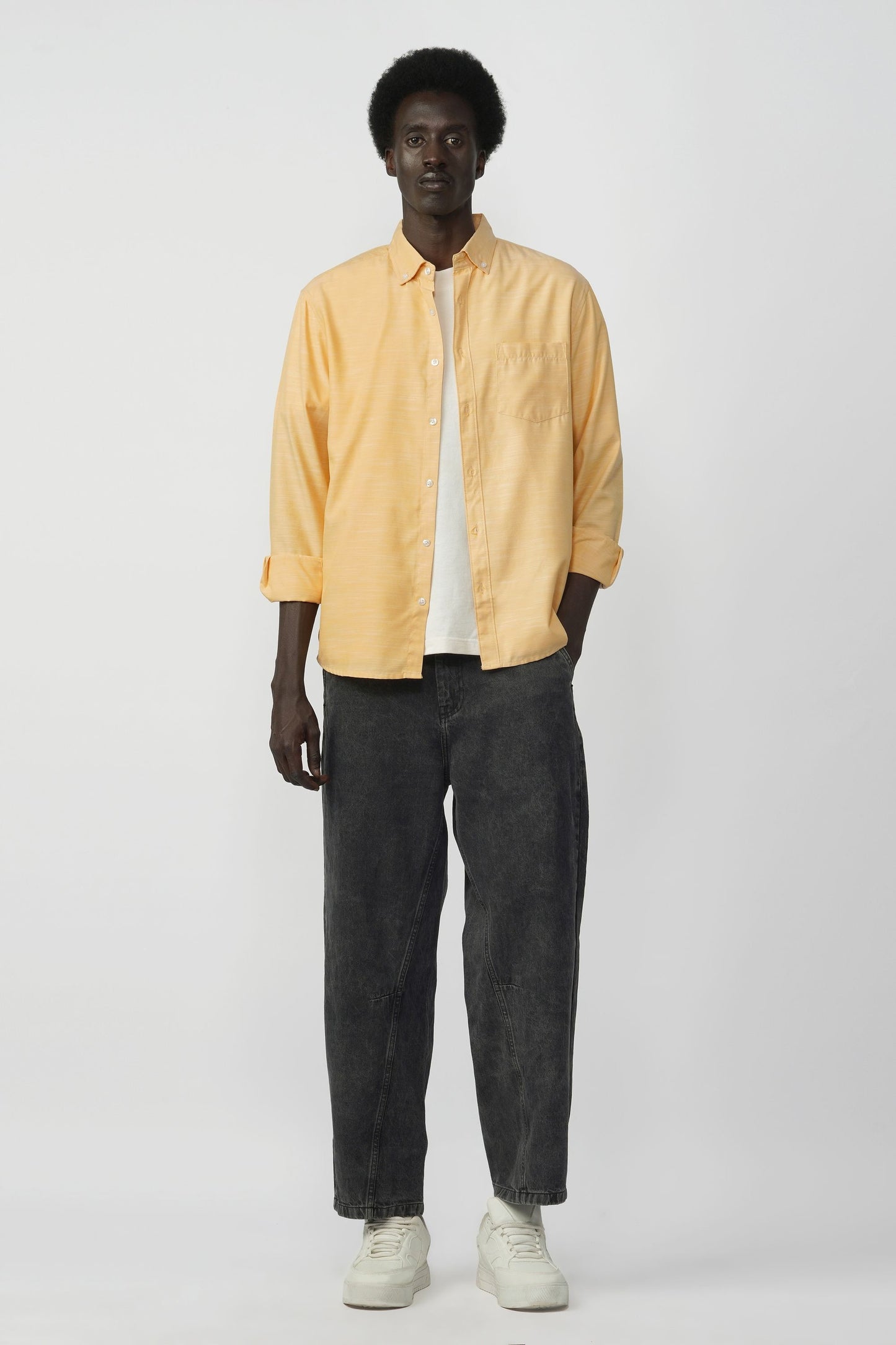OXFORD COTTON BUTTON DOWN SHIRT