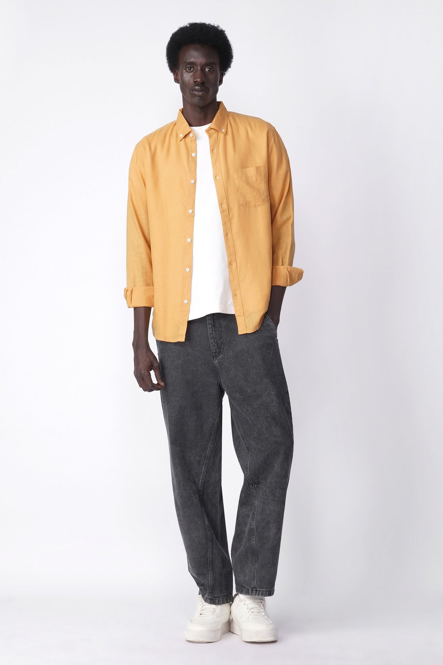 COTTON LINEN SHIRT