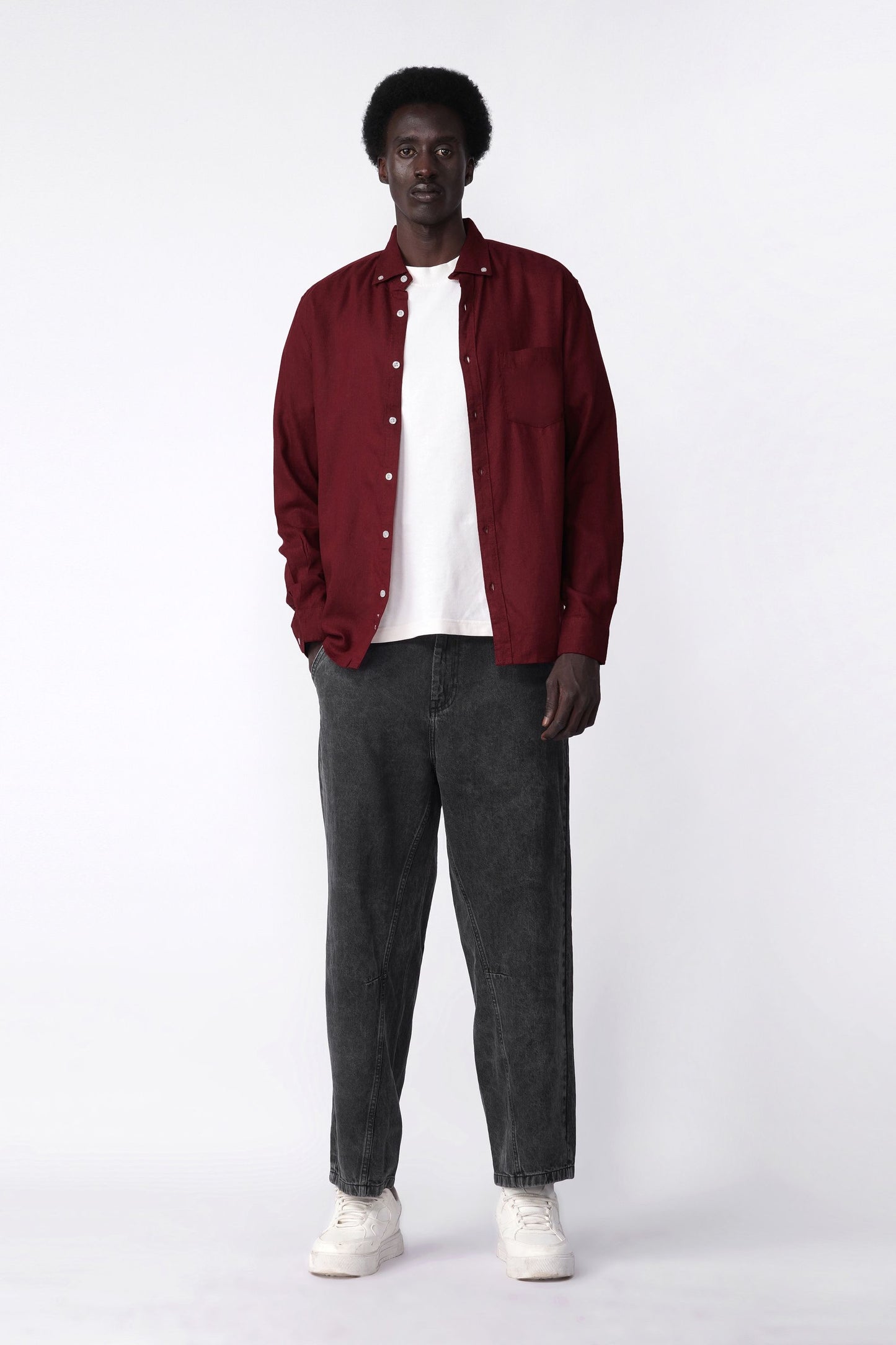 COTTON LINEN SHIRT