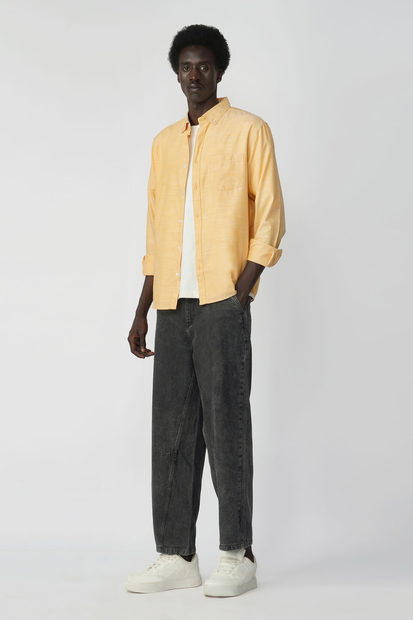 OXFORD COTTON BUTTON DOWN SHIRT