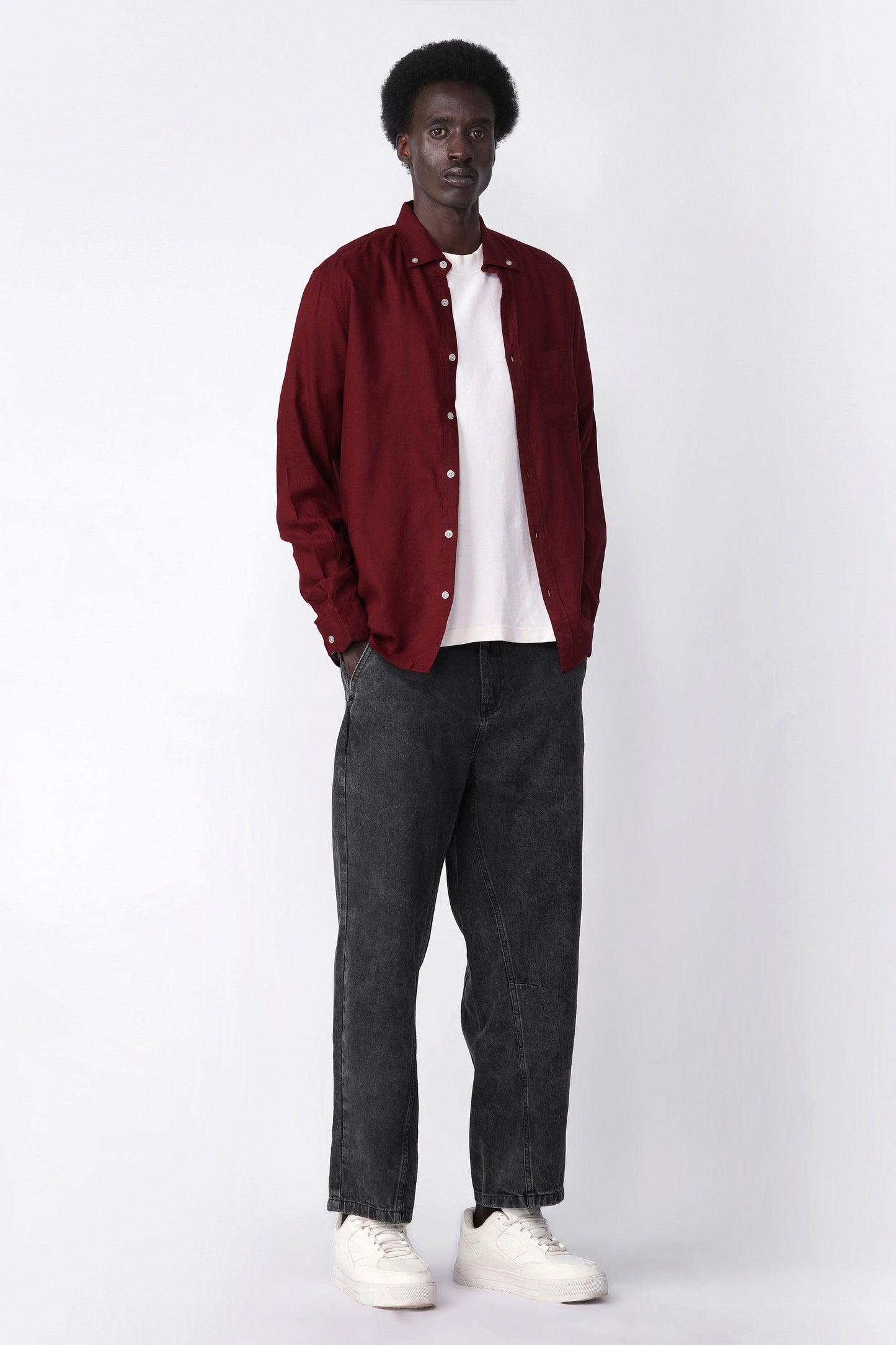 COTTON LINEN SHIRT