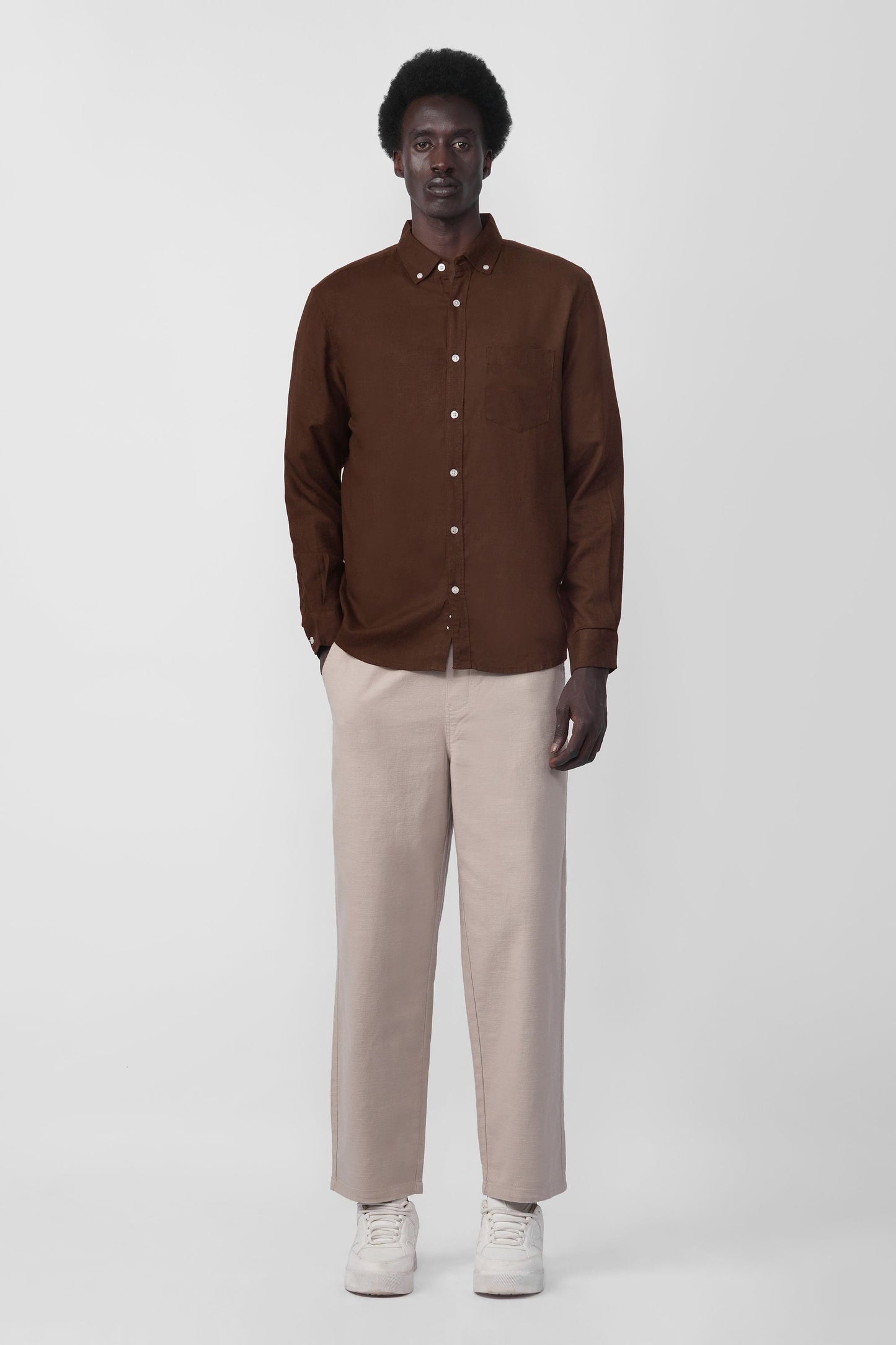 COTTON LINEN SHIRT