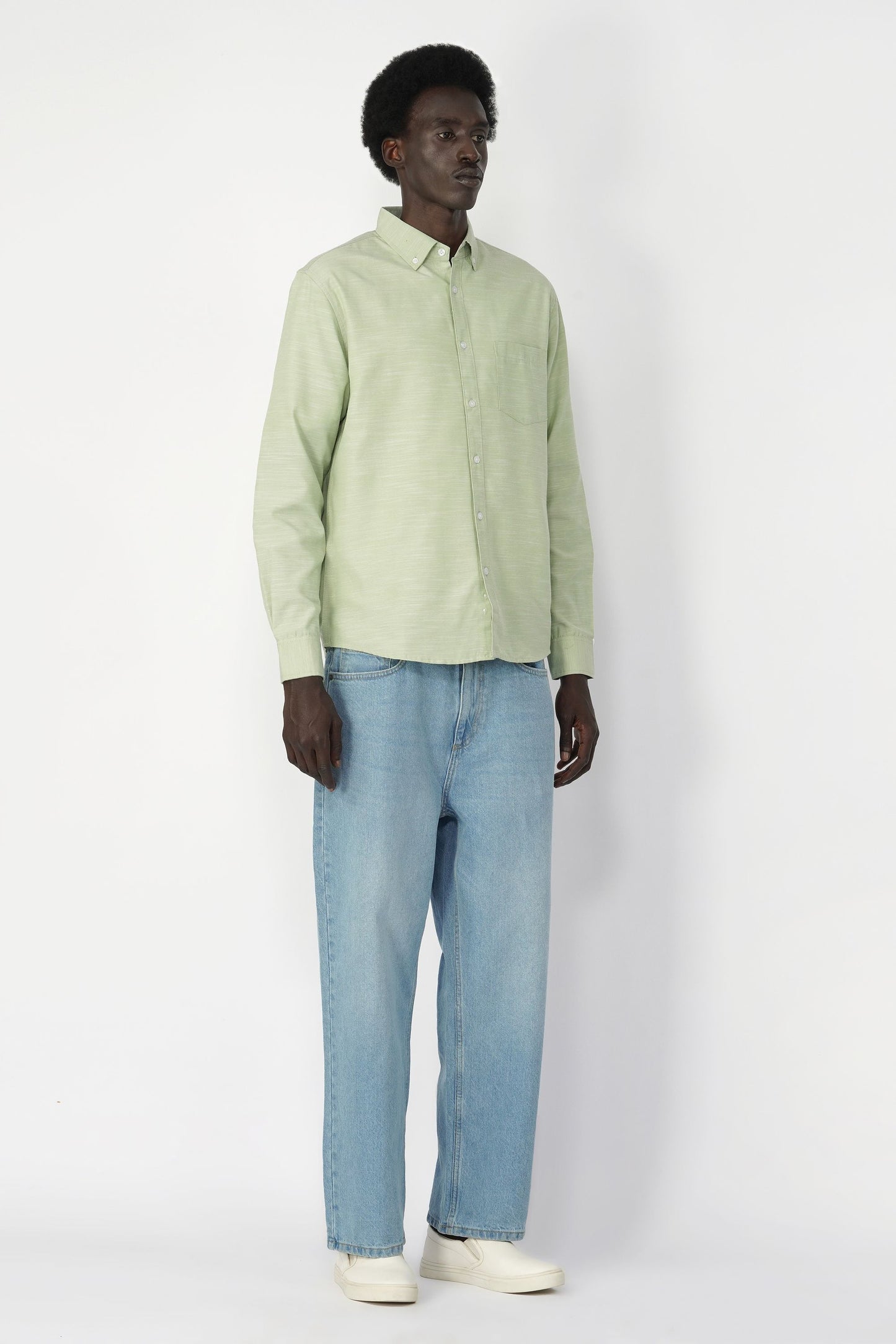OXFORD COTTON BUTTON DOWN SHIRT